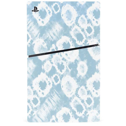 Blue Tie Dye PS5 Slim Digital Edition Console Skin