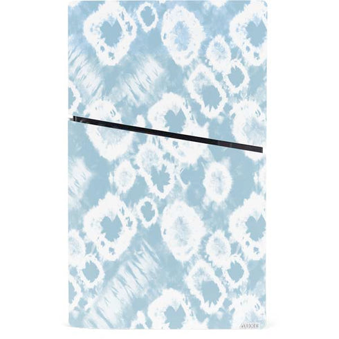 Blue Tie Dye PS5 Slim Digital Edition Console Skin