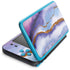 Blue Violet Watercolor Geode Nintendo Skins