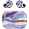 Blue Violet Watercolor Geode Amazon Echo Buds Skin