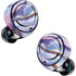 Blue Violet Watercolor Geode Amazon Echo Buds Skin