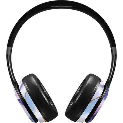 Blue Violet Watercolor Geode Beats Studio Pro Wireless Headphones Skin