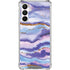Blue Violet Watercolor Geode Galaxy A16 5G Clear Case