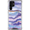 Blue Violet Watercolor Geode Galaxy S23 Ultra Clear Case