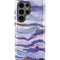 Blue Violet Watercolor Geode Galaxy S23 Ultra Pro Case