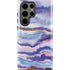 Blue Violet Watercolor Geode Galaxy S23 Ultra Pro Case