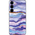 Blue Violet Watercolor Geode Galaxy S24 Plus Skin