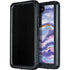Blue Violet Watercolor Geode Galaxy S24 Plus Waterproof Case