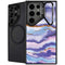 Blue Violet Watercolor Geode Galaxy S24 Ultra Kickstand Case