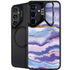 Blue Violet Watercolor Geode Galaxy S26 Kickstand Case