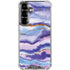 Blue Violet Watercolor Geode Galaxy S26 Plus Clear Case
