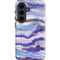 Blue Violet Watercolor Geode Galaxy S26 Plus Impact Case