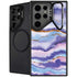 Blue Violet Watercolor Geode Galaxy S26 Ultra Kickstand Case