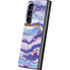 Blue Violet Watercolor Geode Galaxy Z Fold5 5G Skin