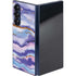 Blue Violet Watercolor Geode Galaxy Z Fold6 Skin