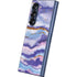 Blue Violet Watercolor Geode Galaxy Z Fold6 Skin