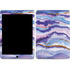Blue Violet Watercolor Geode iPad Skins