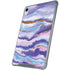 Blue Violet Watercolor Geode iPad 11th Gen (2025) Clear Case