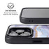 Blue Violet Watercolor Geode iPhone 15 Pro Kickstand Case