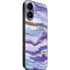 Blue Violet Watercolor Geode iPhone 16 Skin