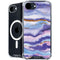 Blue Violet Watercolor Geode iPhone 16e MagSafe Case