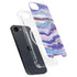 Blue Violet Watercolor Geode iPhone 16e MagSafe Case