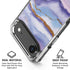 Blue Violet Watercolor Geode iPhone 17 Air Clear Case