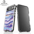 Blue Violet Watercolor Geode iPhone 17 Air Clear Case