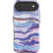 Blue Violet Watercolor Geode iPhone 17 Air Impact Case