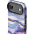 Blue Violet Watercolor Geode iPhone 17 Air Impact Case