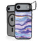 Blue Violet Watercolor Geode iPhone 17 Air Kickstand Case