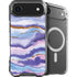 Blue Violet Watercolor Geode iPhone 17 Air MagSafe Case