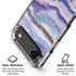 Blue Violet Watercolor Geode iPhone 17 Air MagSafe Case