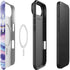 Blue Violet Watercolor Geode iPhone 17 Air Magsafe Impact Case