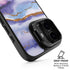 Blue Violet Watercolor Geode iPhone 17 Kickstand Case