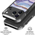 Blue Violet Watercolor Geode iPhone 17 Pro MagSafe Case