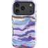Blue Violet Watercolor Geode iPhone 17 Pro Max Impact Case