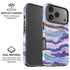 Blue Violet Watercolor Geode iPhone 17 Pro Max Magsafe Impact Case