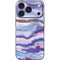 Blue Violet Watercolor Geode iPhone 17 Pro Max Skin