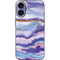 Blue Violet Watercolor Geode iPhone 17 Skin