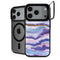 Blue Violet Watercolor Geode iPhone 18 Pro Kickstand Case