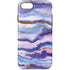 Blue Violet Watercolor Geode iPhone Cases