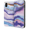 Blue Violet Watercolor Geode iPhone 8 Folio Case