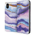 Blue Violet Watercolor Geode iPhone 8 Folio Case