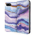Blue Violet Watercolor Geode iPhone Cases