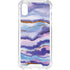 Blue Violet Watercolor Geode iPhone XS Clear Case