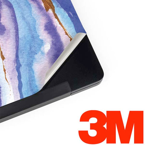 Blue Violet Watercolor Geode Dell Latitude Skin