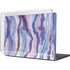 Blue Violet Watercolor Geode MacBook Cases