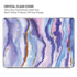 Blue Violet Watercolor Geode MacBook Cases