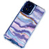 Blue Violet Watercolor Geode Moto G Play 4G (2024) Clear Case